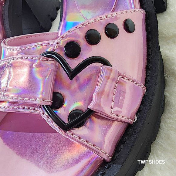 QS ST: Lucia's Pink Radiance. Hologram Pink. Medium Molded/Pro.